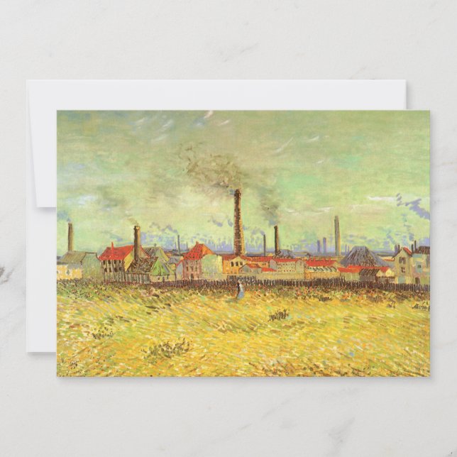 Vincent van Gogh - Fabriken in Asnieres (Vorderseite)