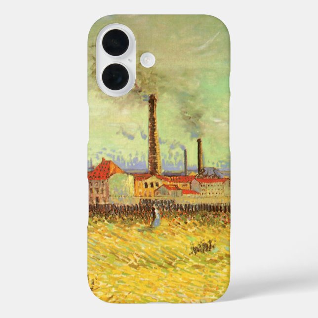 Vincent van Gogh - Fabriken in Asnieres Case-Mate iPhone Hülle (Rückseite)