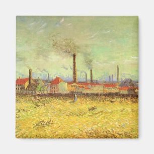 Vincent van Gogh - Fabriken in Asnieres Magnet