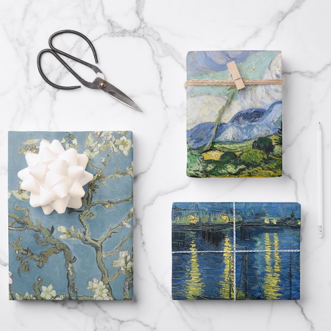 Vincent Van Gogh Famous Paintings Geschenkpapier Set (Von Creator hochgeladen)