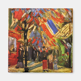 Vincent Van Gogh - Feier vom 14. Juli Magnet