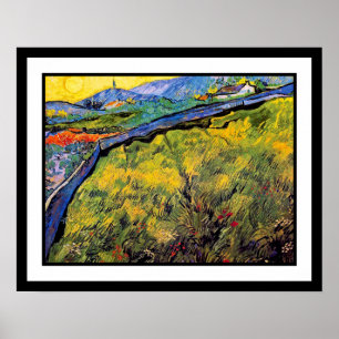 Vincent Van Gogh - Feld der Frühlingsweide Poster