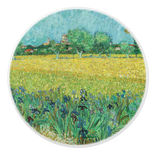 Vincent van Gogh - Feld mit Schwertlilien bei Arle Keramikknauf