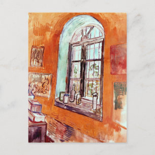 Vincent Van Gogh - Fenster von Vincents Atelier Postkarte