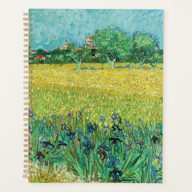 Vincent van Gogh - Field with Irises near Arles Planer (Vorderseite)