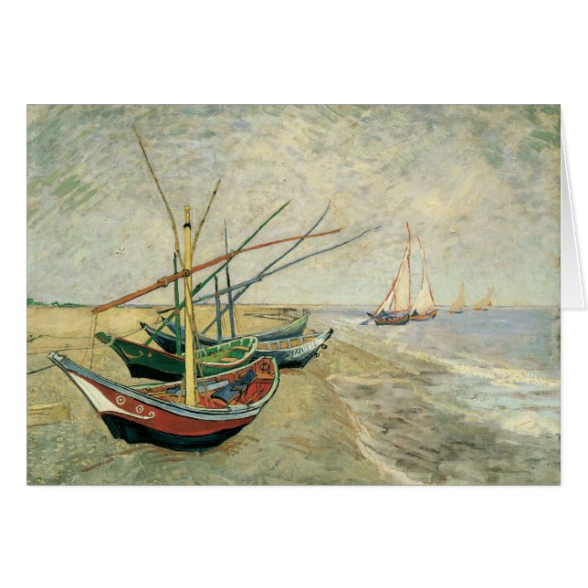 Vincent van Gogh - Fischerboote am Strand (Vorderseite (Horizontal))