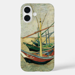 Vincent van Gogh - Fischerboote am Strand iPhone 16 Hülle