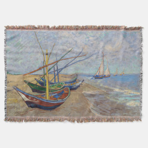 Vincent van Gogh - Fischerboote am Strand Decke