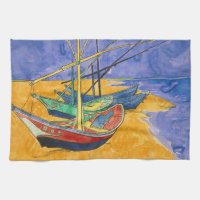 Vincent van Gogh - Fischerboote am Strand