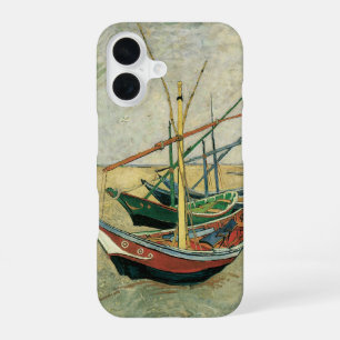 Vincent van Gogh - Fischerboote am Strand iPhone 16 Hülle