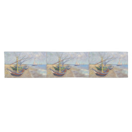 Vincent van Gogh - Fischerboote am Strand Kurzer Tischläufer