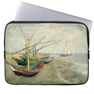 Vincent van Gogh - Fischerboote am Strand Laptopschutzhülle