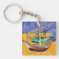 Vincent van Gogh - Fischerboote am Strand