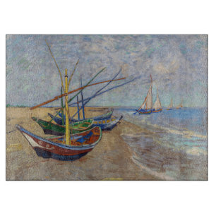 Vincent van Gogh - Fischerboote am Strand Schneidebrett