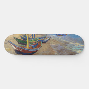 Vincent van Gogh - Fischerboote am Strand Skateboard
