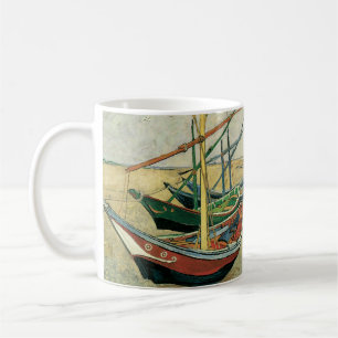 Vincent van Gogh - Fischerboote am Strand Tasse