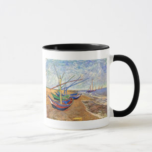 Vincent Van Gogh - Fischerboote am Strand Tasse