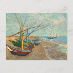 Vincent Van Gogh Fischerboote Postkarte