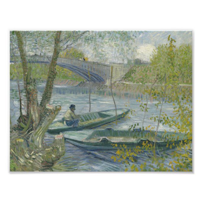 Vincent van Gogh - Fischerei im Frühling, die Pont Fotodruck (Vorne)
