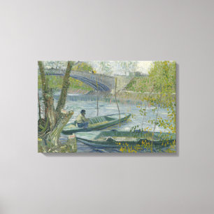 Vincent van Gogh - Fischerei im Frühling, die Pont Leinwanddruck