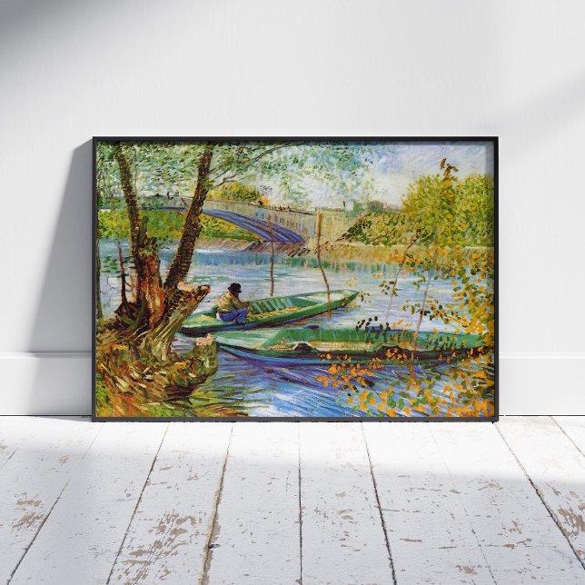 Vincent Van Gogh, Fischerei im Frühling Fotodruck (Von Creator hochgeladen)