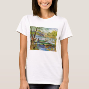 Vincent Van Gogh, Fischerei im Frühling T-Shirt