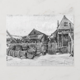 Vincent van Gogh   Fischtrocknungshalle, Schevenin Postkarte