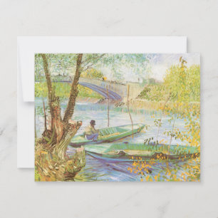 Vincent van Gogh Fishing im Frühling, Pont de Clic