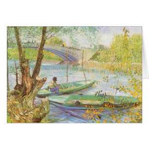 Vincent van Gogh Fishing im Frühling, Pont de Clic