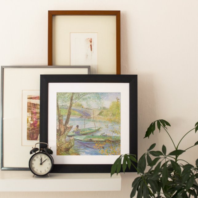 Vincent van Gogh Fishing im Frühling, Pont de Clic Poster (Von Creator hochgeladen)