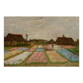 Vincent van Gogh  Flower Beds in Holland, c. 1883 Poster
