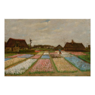 Vincent van Gogh  Flower Beds in Holland, c. 1883 Poster