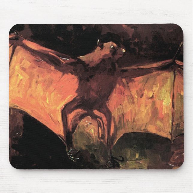 Vincent Van Gogh - Flying Fox - Halloween Fine Art Mousepad (Vorne)