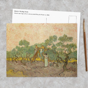 Vincent van Gogh - Frauen beim Olivenpflücken Postkarte
