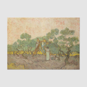 Vincent van Gogh - Frauen beim Olivenpflücken Seidenpapier
