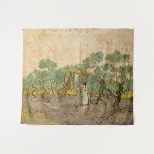 Vincent van Gogh - Frauen, die Oliven pflücken Wandteppich