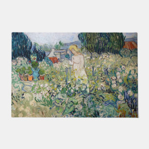 Vincent van Gogh - Fräulein Gachet in ihrem Garten Fußmatte