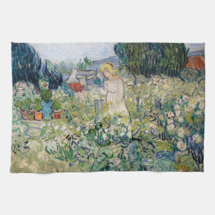 Vincent van Gogh - Fräulein Gachet in ihrem Garten Geschirrtuch
