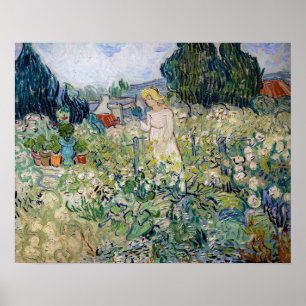 Vincent van Gogh - Fräulein Gachet in ihrem Garten Poster