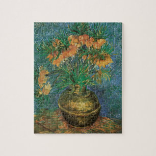 Vincent van Gogh - Fritillarien in einer Kupfervas Puzzle