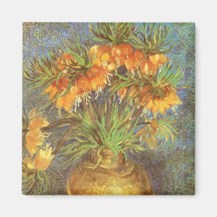 Vincent van Gogh - Fritillaries in einer Kupfervas Magnet