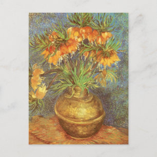 Vincent van Gogh - Fritillaries in einer Kupfervas Postkarte
