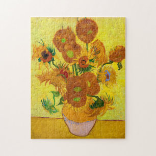 Vincent Van Gogh Fünfzehn Sonnenblumen in einer Va Puzzle