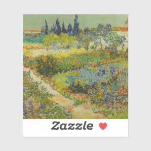 Vincent Van Gogh Garden at Arles Aufkleber