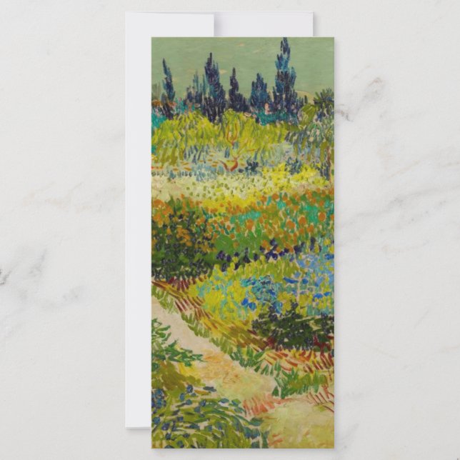 Vincent Van Gogh Garden at Arles Card (Vorderseite)