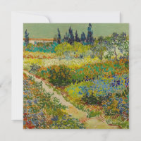 Vincent Van Gogh Garden at Arles