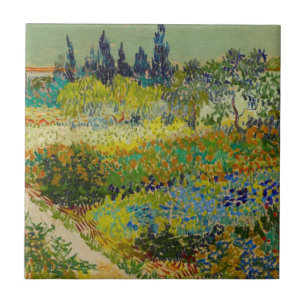 Vincent Van Gogh Garden at Arles Fliese