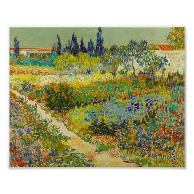 Vincent Van Gogh Garden at Arles Fotodruck (Vorne)