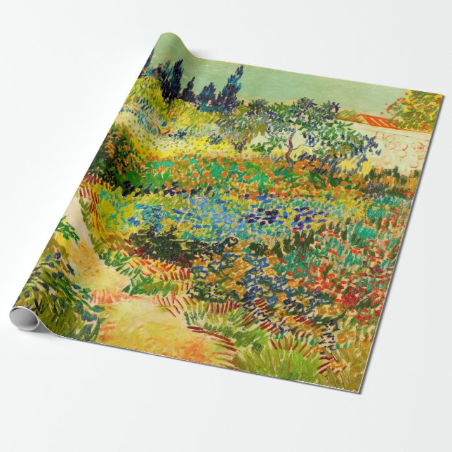 Vincent Van Gogh Garden at Arles Geschenkpapier (Ungerollt)