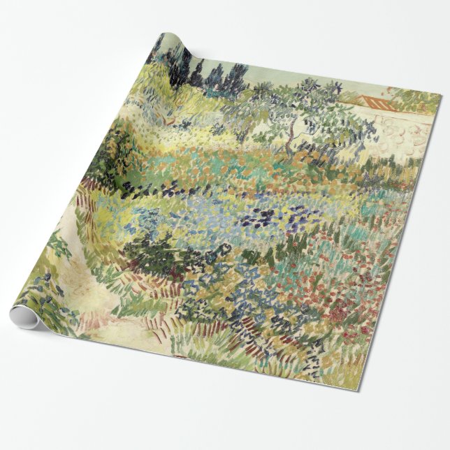 Vincent Van Gogh Garden at Arles Geschenkpapier (Ungerollt)